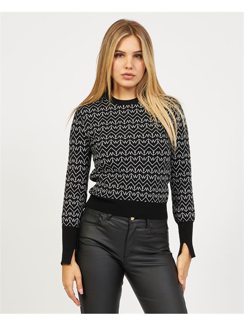 Patrizia Pepe crew-neck sweater in viscose PATRIZIA PEPE | 2K0209-K133XZ01